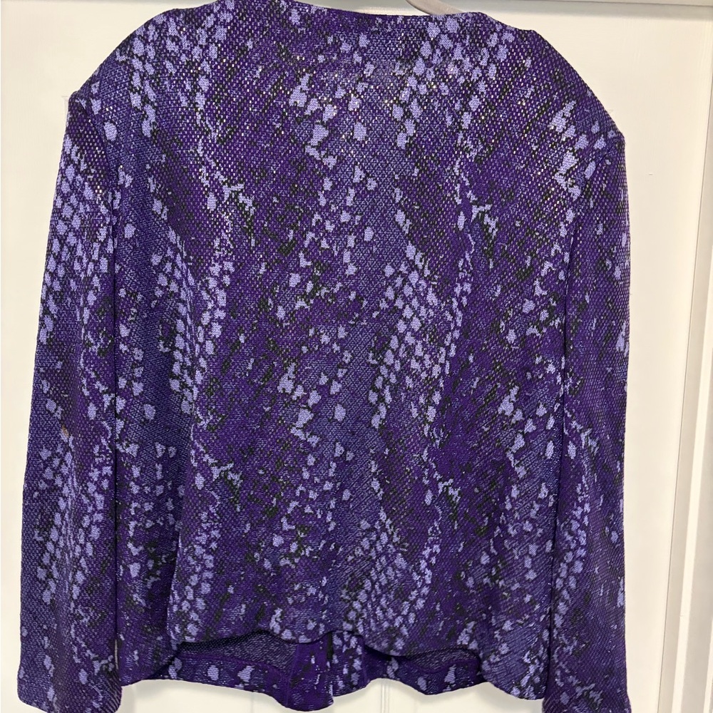 St. John Evening Patterned Knit Jacket - image 7